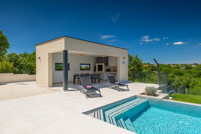 Exterior and surroundings, Villa Duplich with pool in &Scaron;ajini, Istria, Croatia &Scaron;ajini